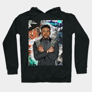 chadwick boseman pop art Hoodie